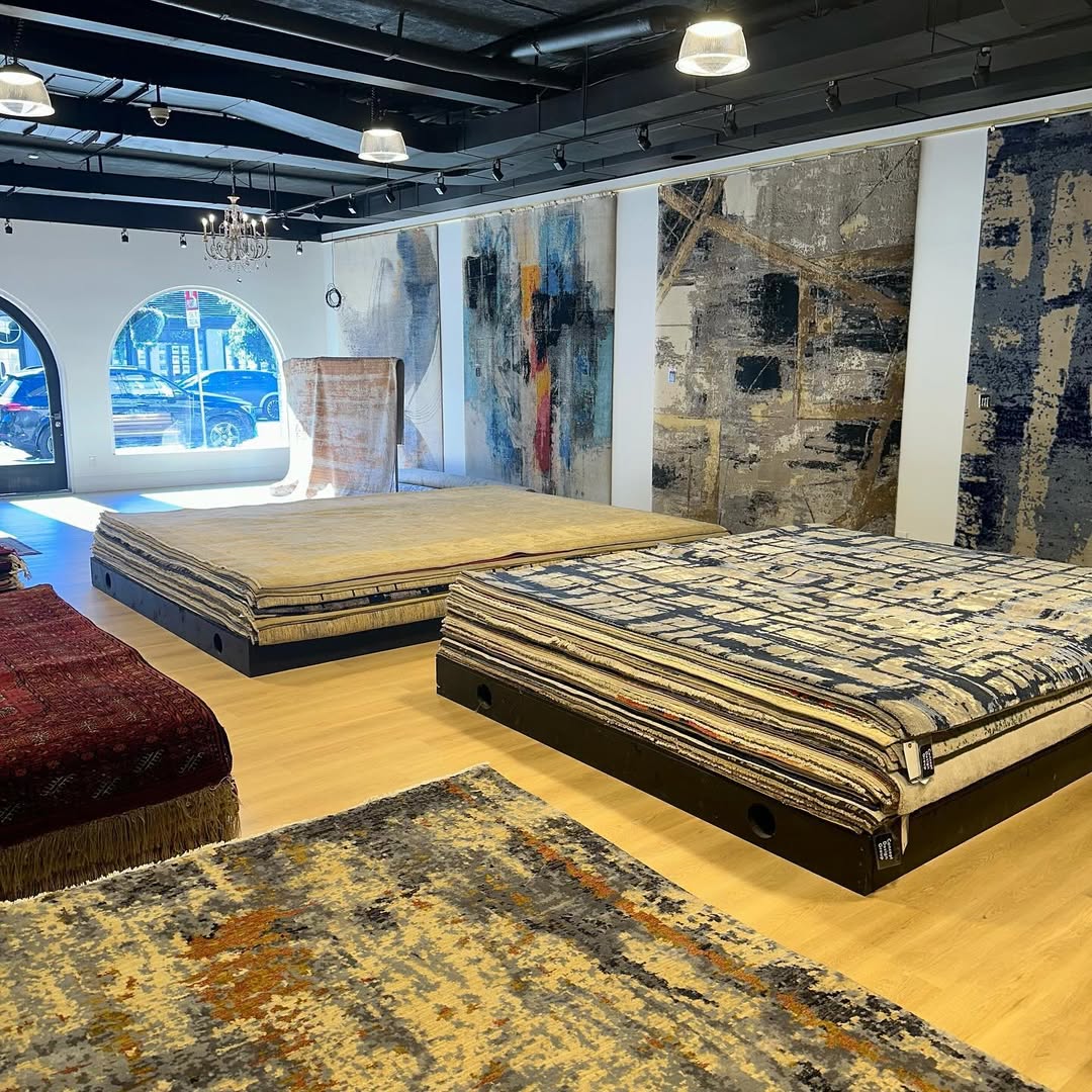 The interior of Imperial Rug Galleries’ Oakville showroom.