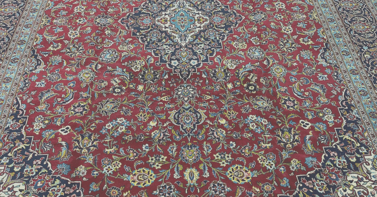 Grand 10x14 handmade rug with intricate Persian motifs, available at Imperial Rug Galleries