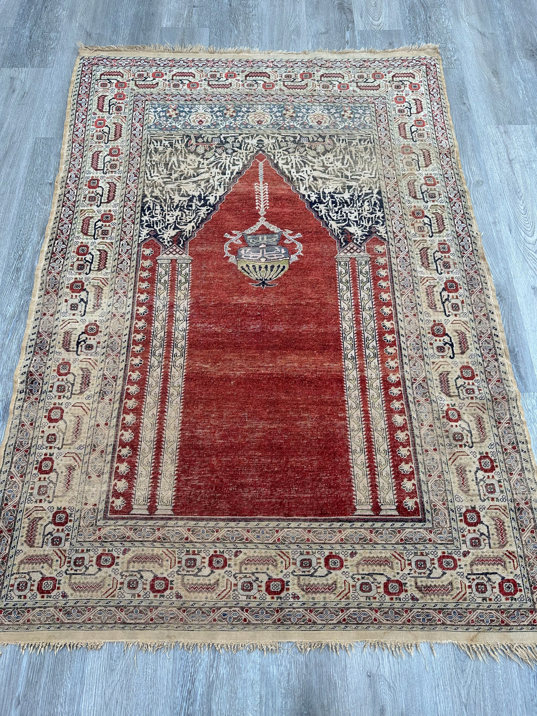 Antique Anatolian Silk Geurdeuz