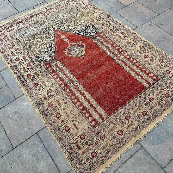 Antique Anatolian Silk Geurdeuz