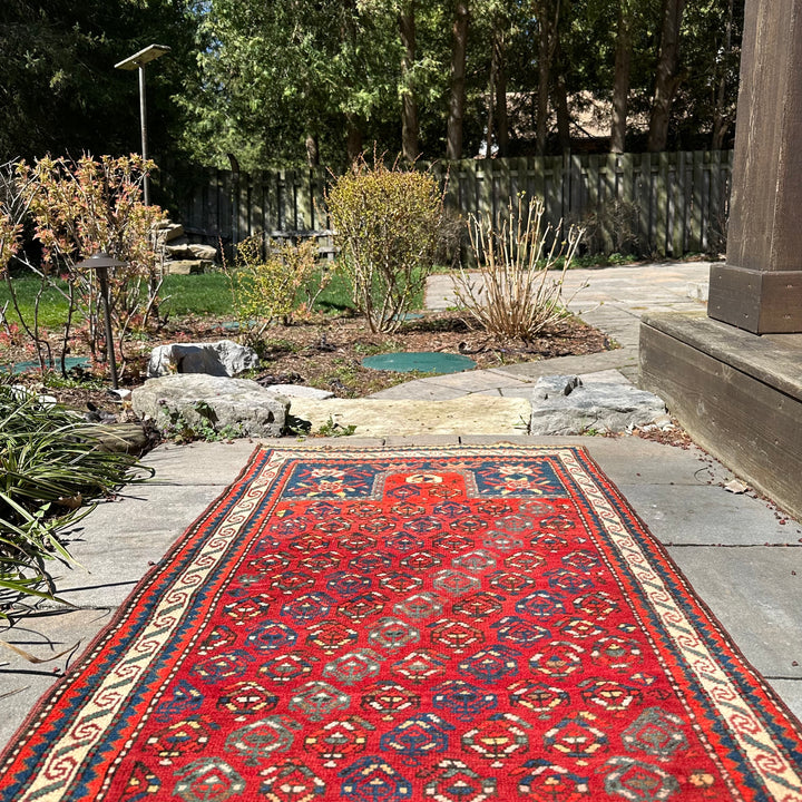 Antique Caucasian Daghistan Prayer Rug