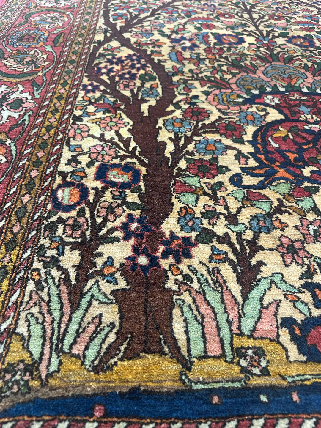 Antique Persian Mubarake Tree of Life