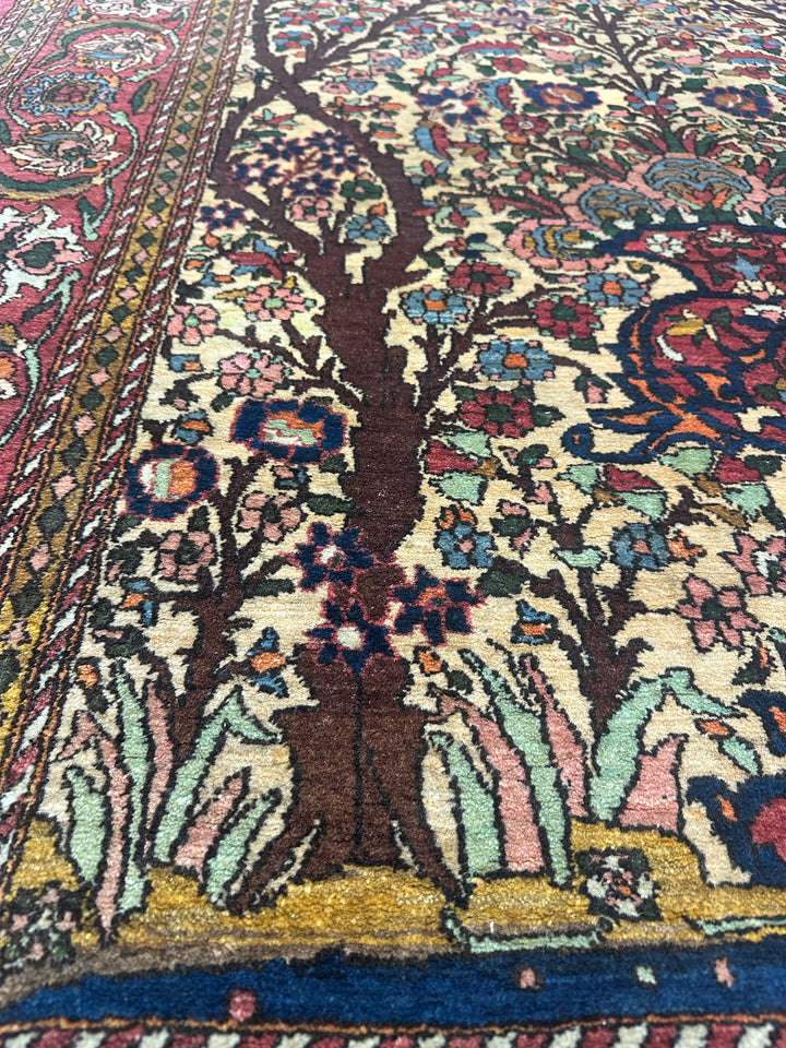 Antique Persian Mubarake Tree of Life