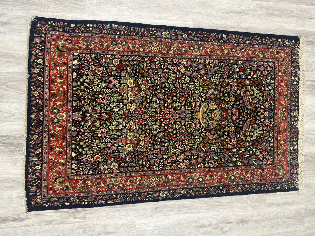 Vintage Persian Laver Kerman