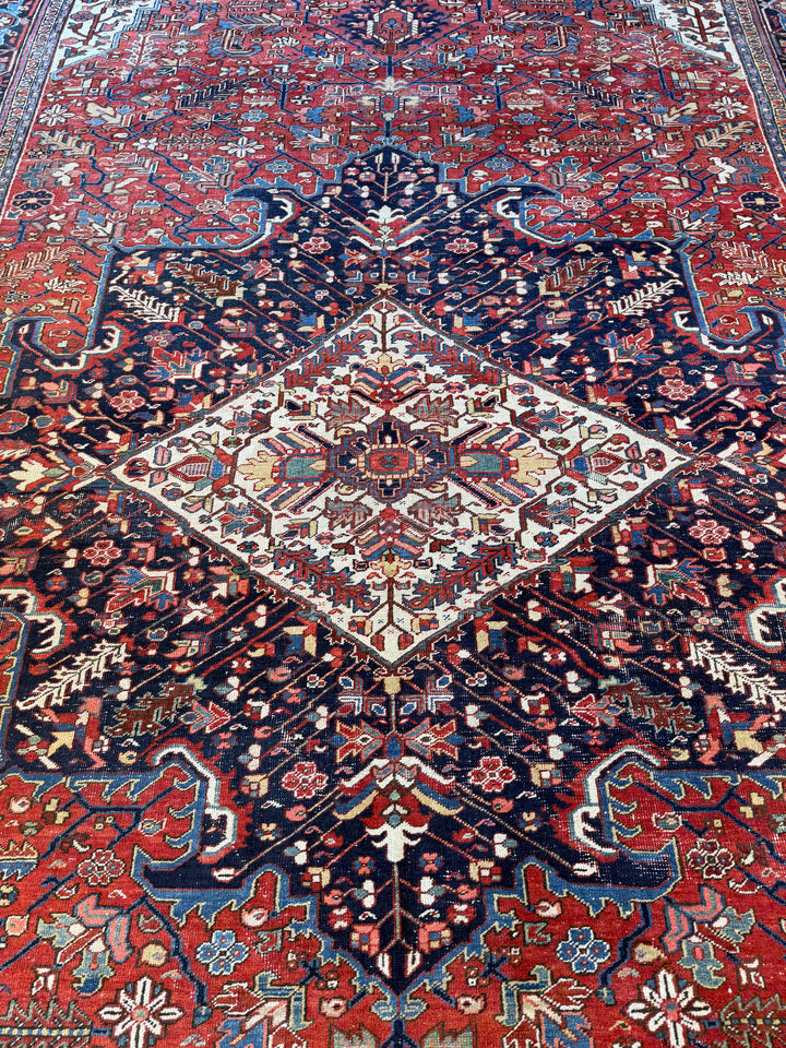 Antique Persian Heriz